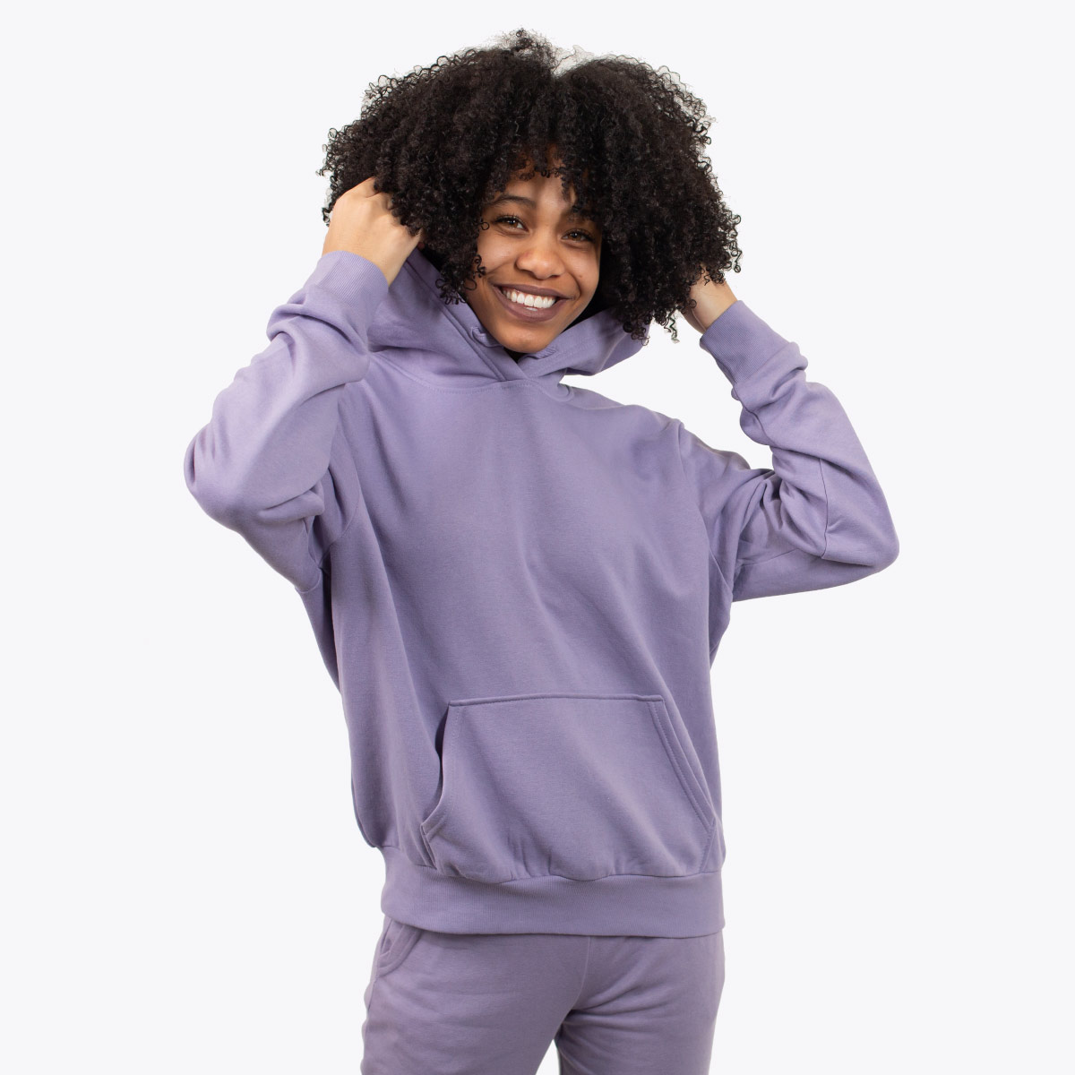 Purple hoodie